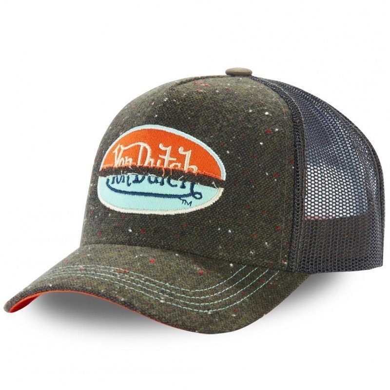 Casquette Homme AVON Vert et Orange