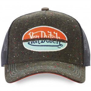 VON DUTCH Casquette Homme MicroCoton SUM COL Vert Blanc