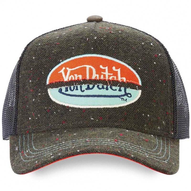 Casquette Homme AVON Vert et Orange