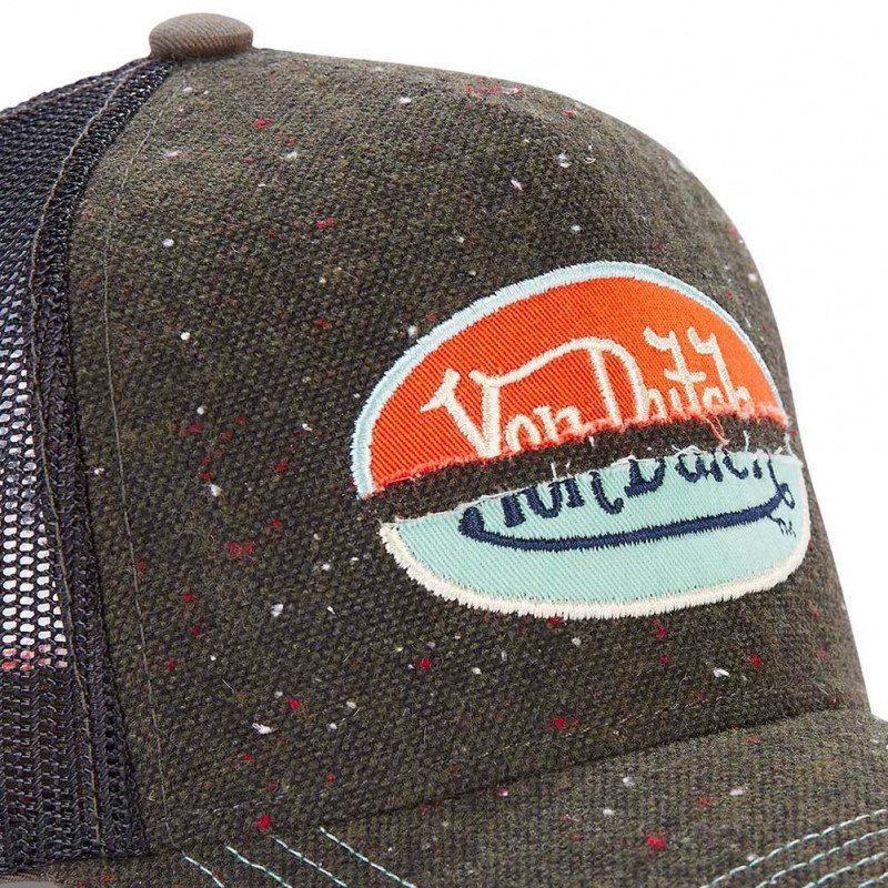 Casquette Homme AVON Vert et Orange