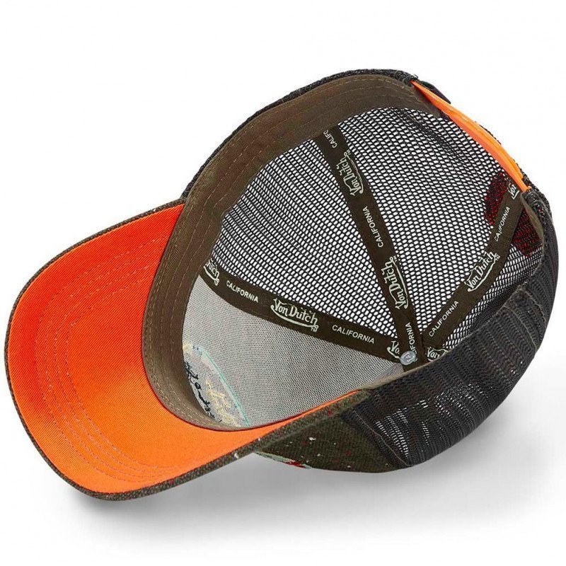 Casquette Homme AVON Vert et Orange