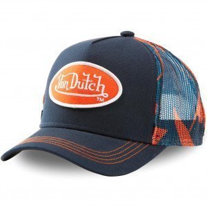 Casquette Bleu/Orange/Blanc Homme Von Dutch Trucker