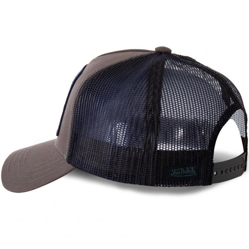 Casquette Homme FLAKAK Marron et Rouge