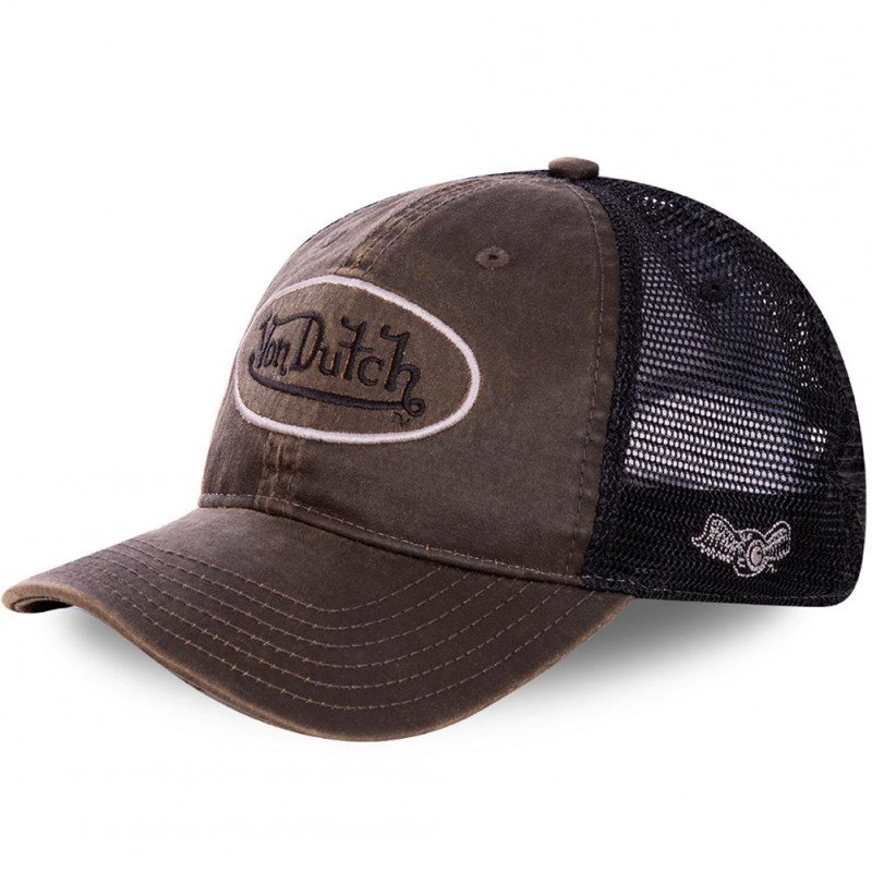 Casquette Homme JOHN5 Marron et Noir