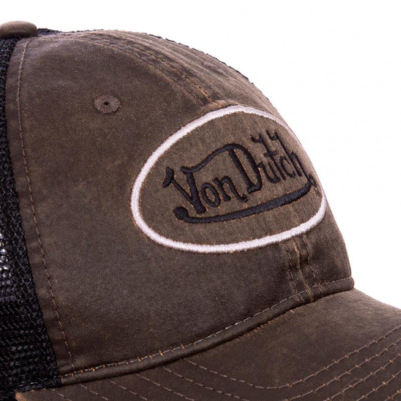 Casquette Homme JOHN5 Marron et Noir