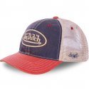 VON DUTCH Casquette Homme MicroCoton MAC2 Bleu Blanc Rouge