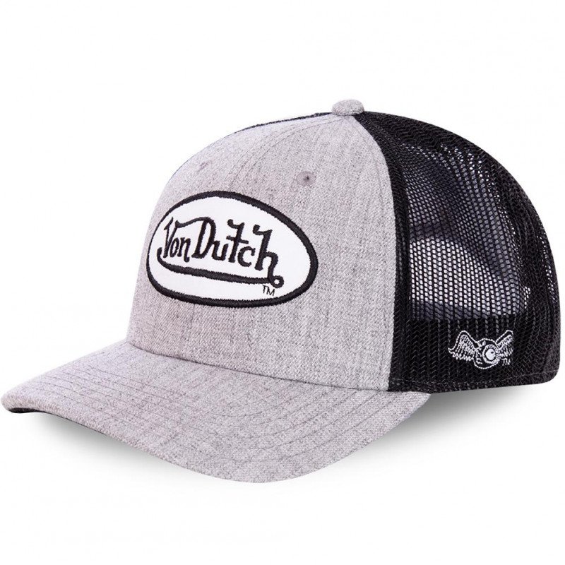 VON DUTCH Casquette Homme MicroCoton TERRY2 Gris