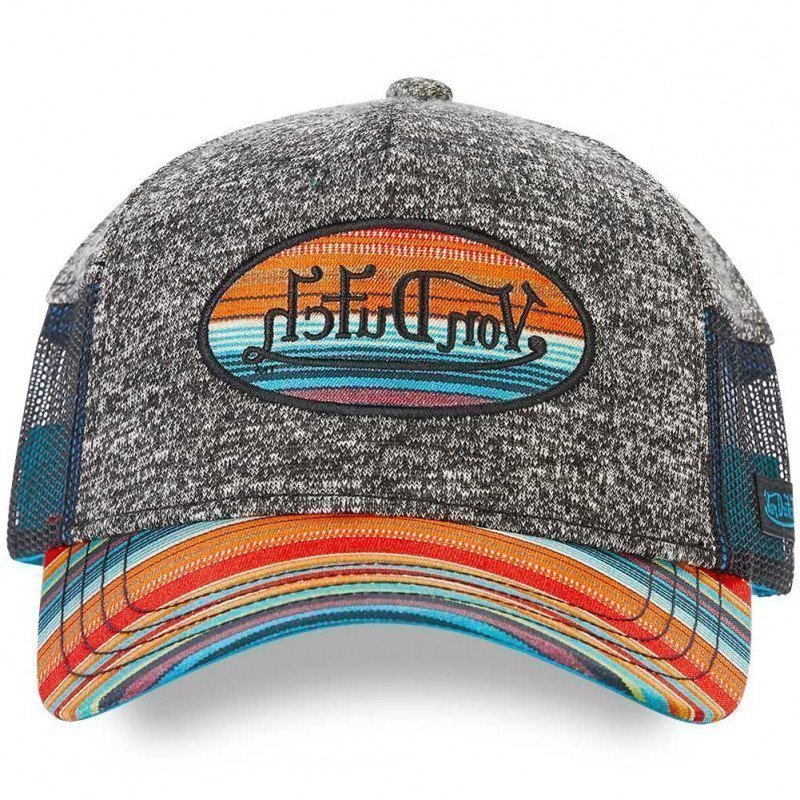 VON DUTCH Casquette Homme MicroCoton TRUIND Gris