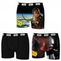 LOT DE 3 Boxer Sous-vêtements Homme BMX3 Noir et Marron