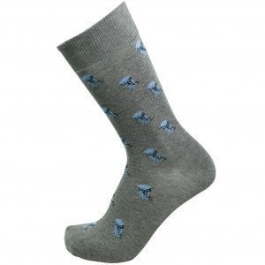 LES LIMOUSINES Chaussettes Homme Coton MEDUSE Gris