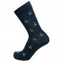 LES LIMOUSINES Chaussettes Homme Coton ANCRE Noir