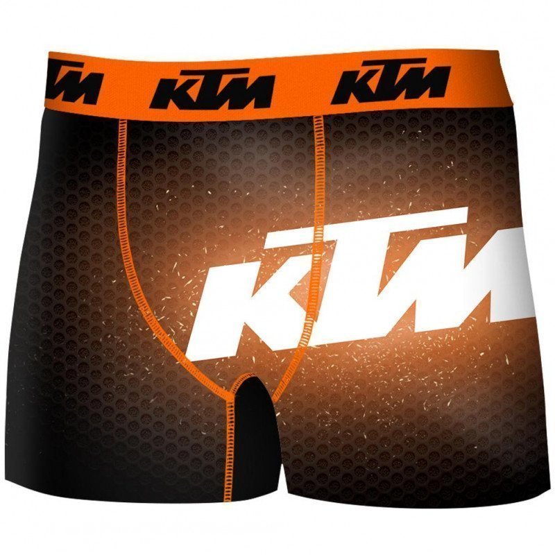 KTM Boxer Garçon Microfibre LUMI Noir Orange