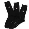 LOT DE 3 Chaussettes Chaussettes Homme CITY Noir et Blanc