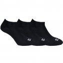 LOT DE 3 Socquettes Chaussettes Homme NOSHOW Noir et Blanc