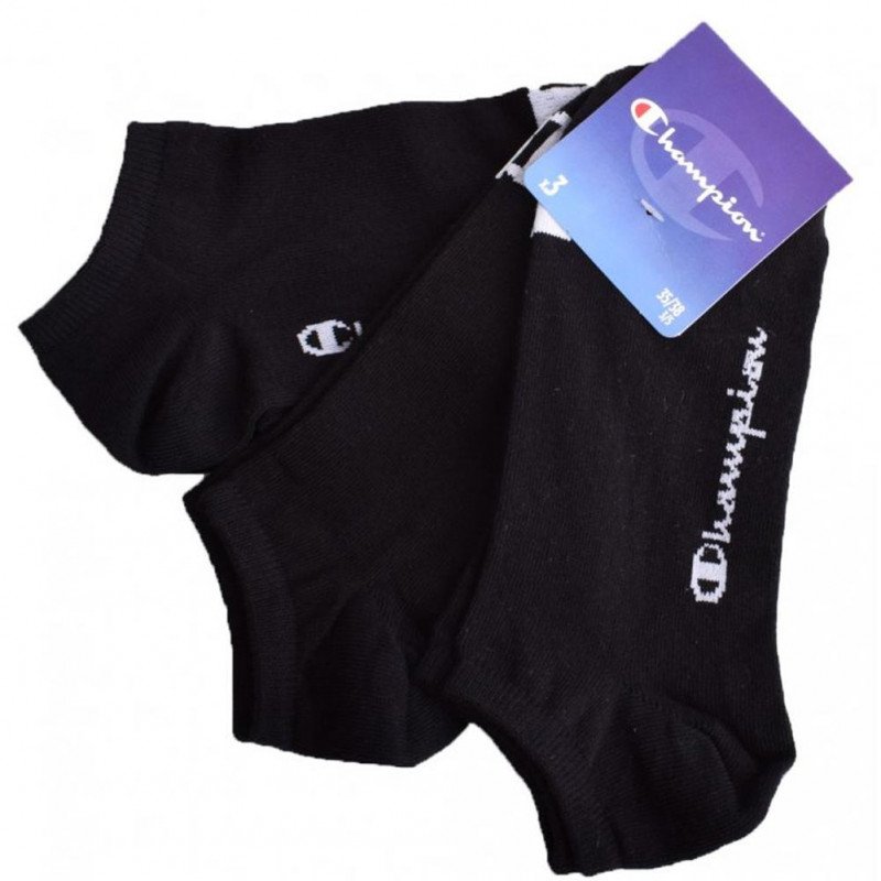 LOT DE 3 Socquettes Chaussettes Homme NOSHOW Noir et Blanc