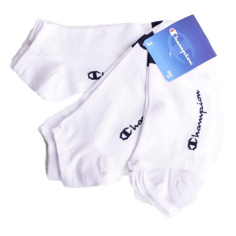 LOT DE 3 Socquettes Chaussettes Homme NOSHOW Blanc et Noir
