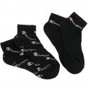 LOT DE 3 Socquettes Chaussettes Homme ALLOVERMIX Noir et Blanc