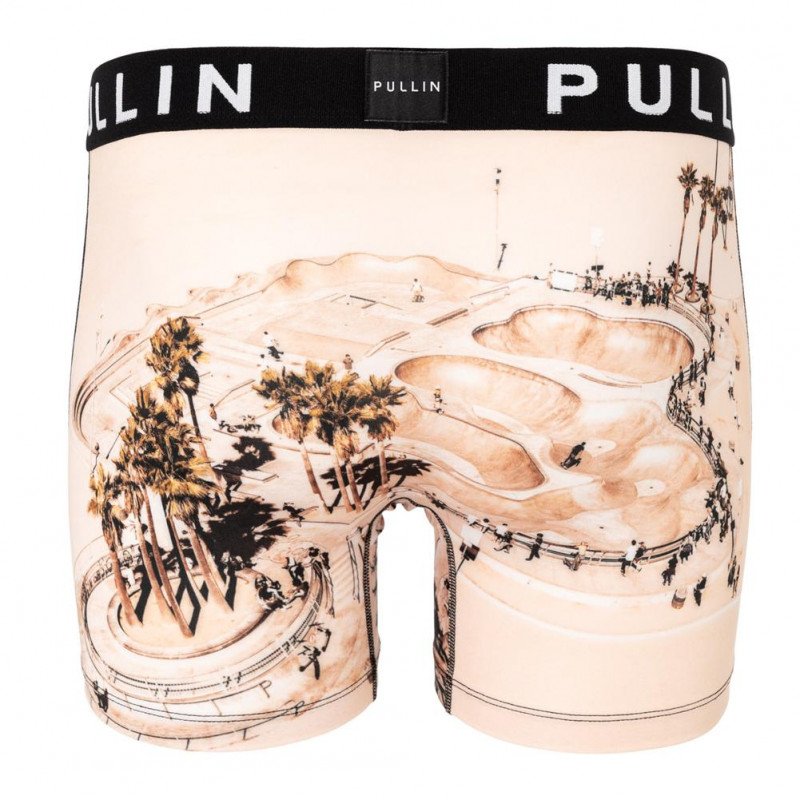 Boxer long Homme PULLINATTACK Gris et Noir