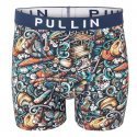 Boxer long Homme FAWINTERSPORTS Bleu et Multicolore