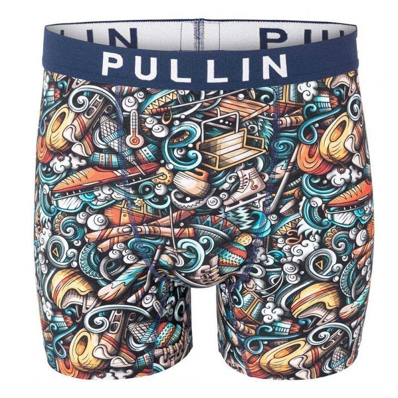 Boxer long Homme FAWINTERSPORTS Bleu et Multicolore