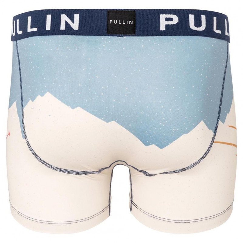 PULL IN Boxer Homme Microfibre 3ETOILE Bleu Blanc