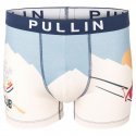 PULL IN Boxer Homme Microfibre 3ETOILE Bleu Blanc