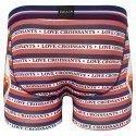 Boxer Homme LOVECROISSANTS Multicolore et Bleu