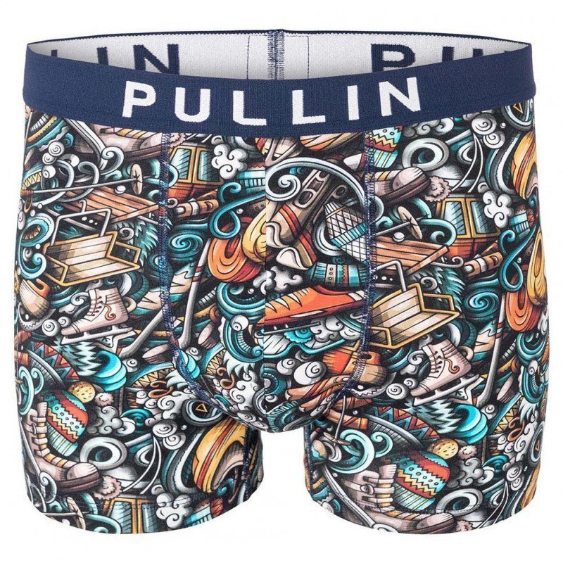Boxer Homme MASWINTERSPORTS Bleu et Multicolore