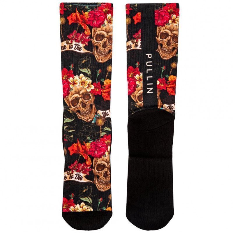 Chaussettes Homme NOTIMETODIE Noir et Rouge