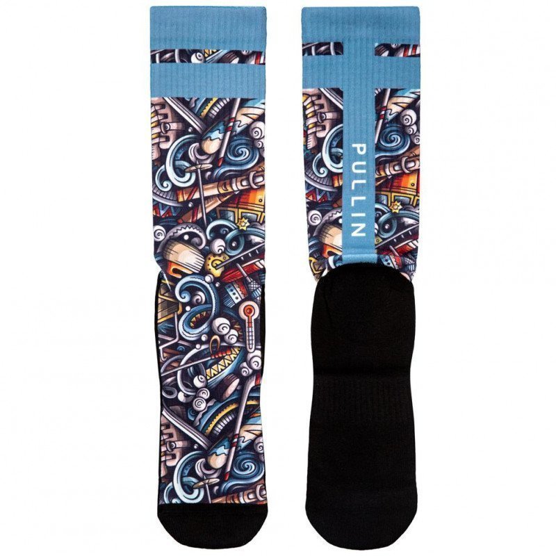Chaussettes Homme WINTERSPORTS Bleu et Noir