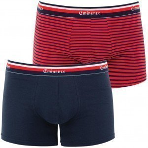 EMINENCE Lot de 2 Boxers Homme Coton NOUVELLE VAGUE Marine Rayure