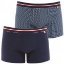 LOT DE 2 Boxer Sous-vêtements Homme MADE IN FRANCE Bleu et Pomme