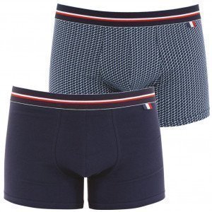 EMINENCE Coffret 2 Boxers Homme Coton FAIT EN FRANCE Marine Pomme