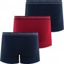 EMINENCE Lot de 3 Boxers Homme Coton BUSINESS Marine Rouge