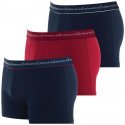 EMINENCE Lot de 3 Boxers Homme Coton BUSINESS Marine Rouge