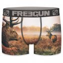 FREEGUN Boxer Homme Microfibre recyclée ERF Marron