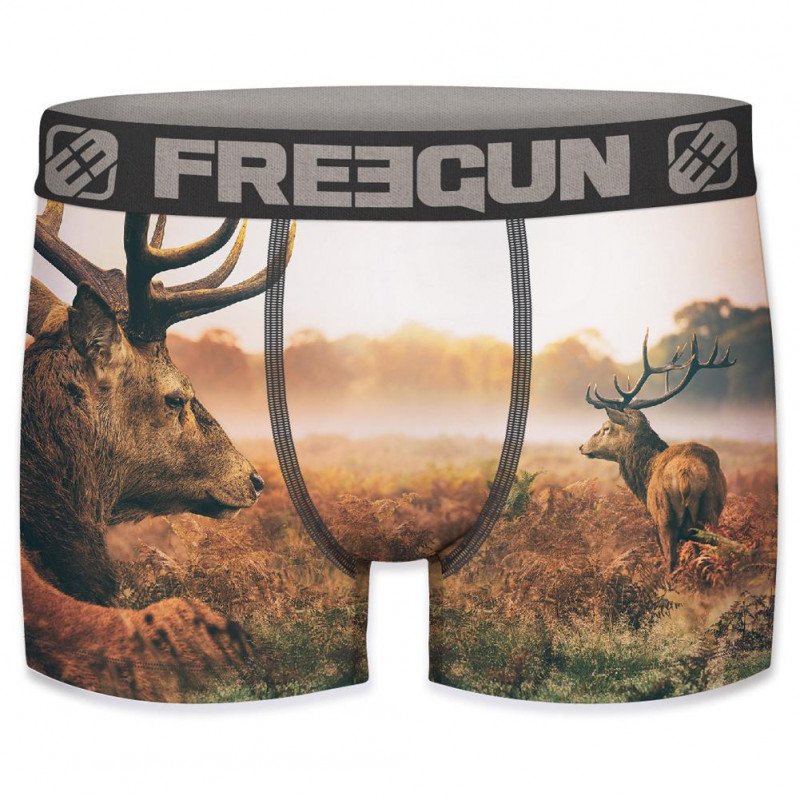 Boxer Homme ERF Marron et Gris