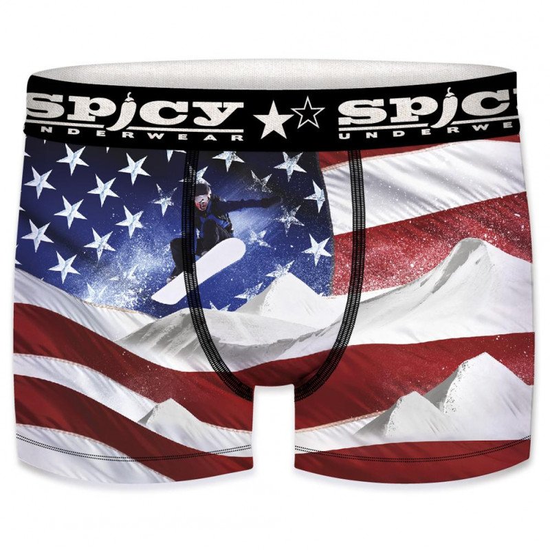 Boxer Homme ASS1 Blanc et Bleu