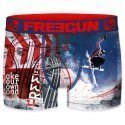 Boxer Homme SKI Rouge et Bleu