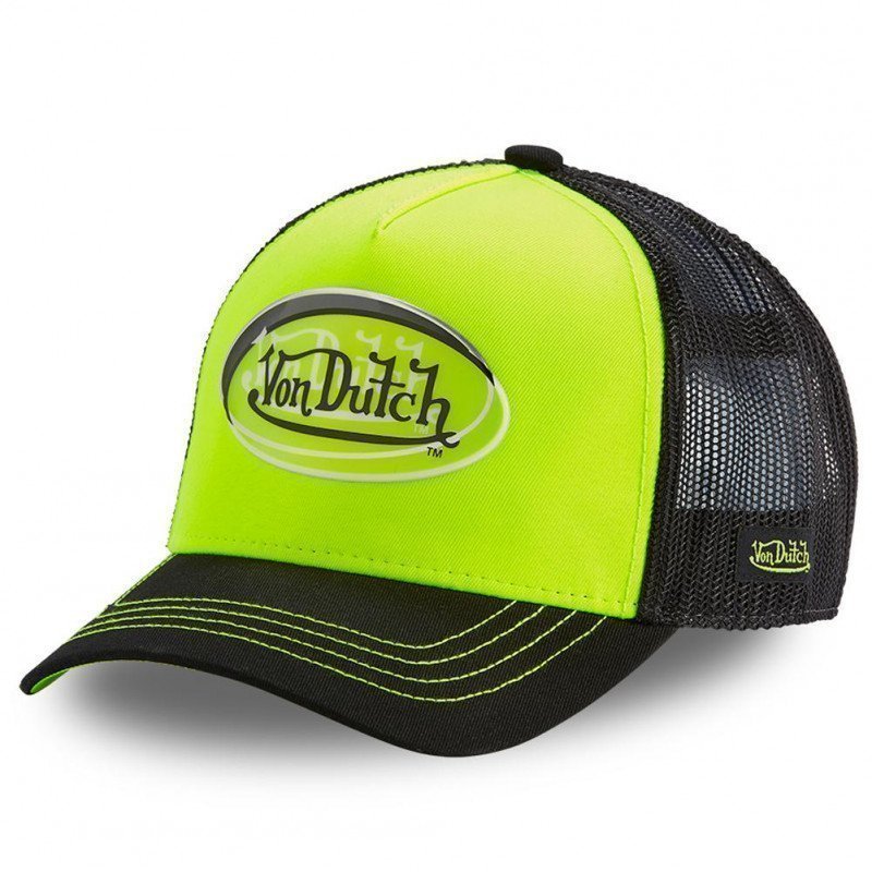 Casquette Homme ANEO Noir et Jaune