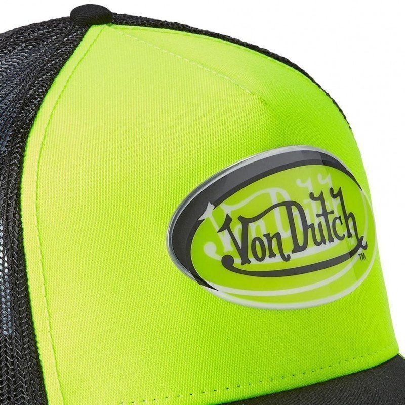 VON DUTCH Casquette Homme MicroCoton ANEO YEL Noir Jaune