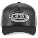 VON DUTCH Casquette Homme MicroCoton ADEC BLK Noir Gris