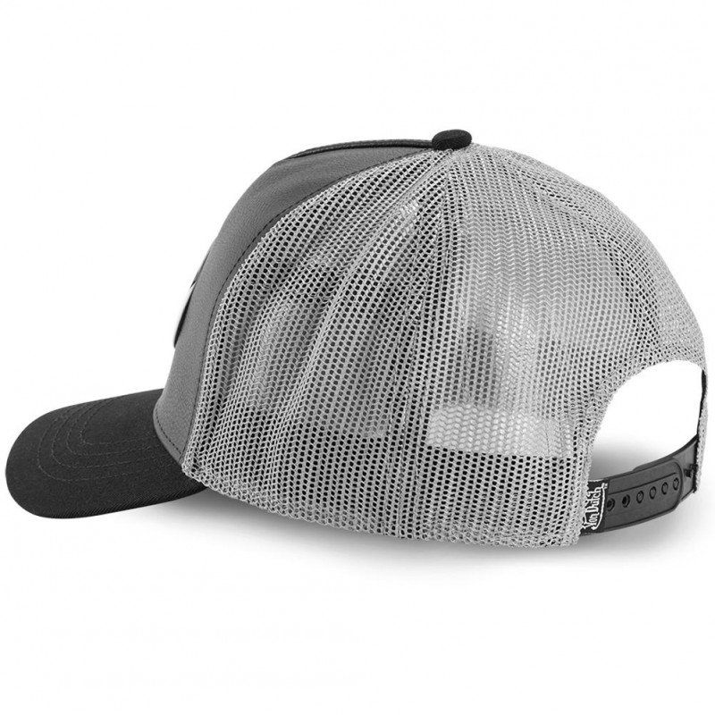 VON DUTCH Casquette Homme MicroCoton ADEC BLK Noir Gris