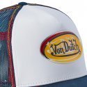 VON DUTCH Casquette Homme MicroCoton ADEC WHI Blanc Bleu