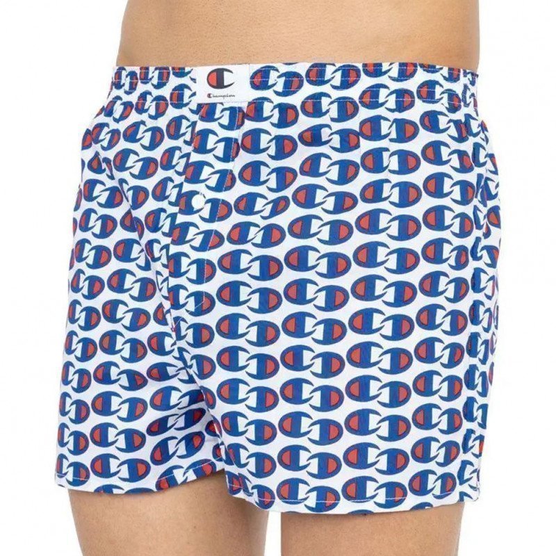Caleçon Homme ROCHESTER Blanc et Bleu
