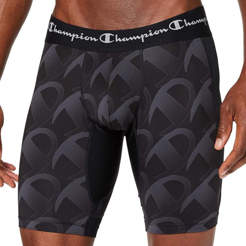 Boxer long Homme PERFORMANCE Noir et Gris