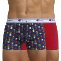 CHAMPION Lot de 2 Boxers Homme Coton LEGACY IMP Marine Olymp