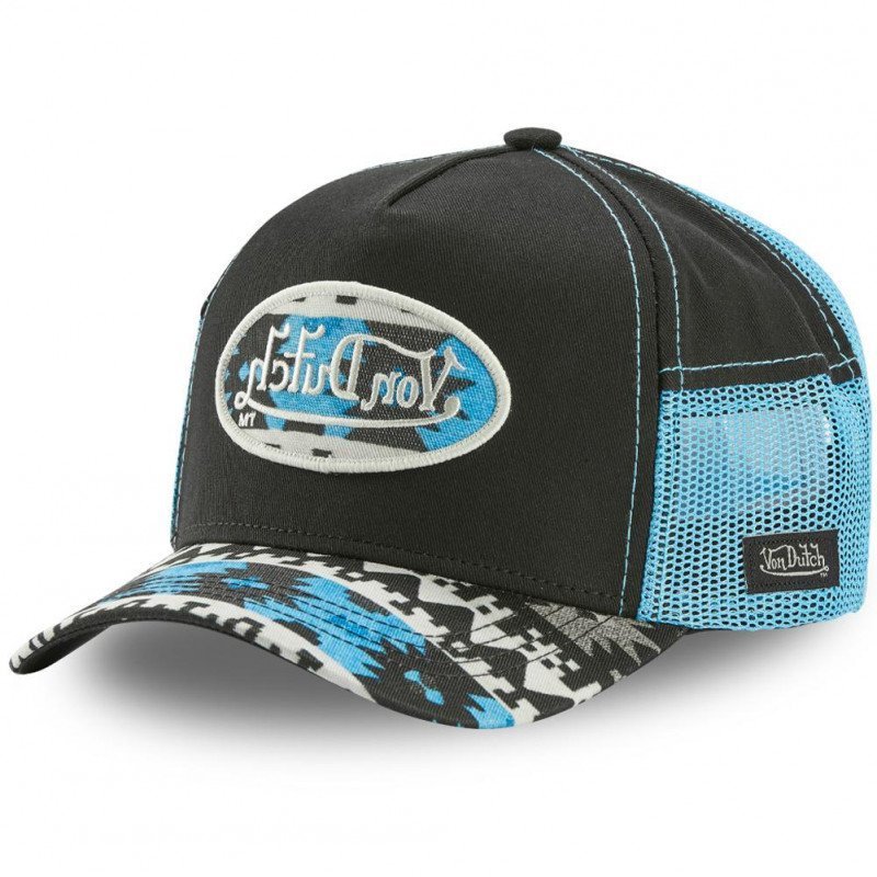 VON DUTCH Casquette Homme MicroCoton ATRU NAV Noir Ciel