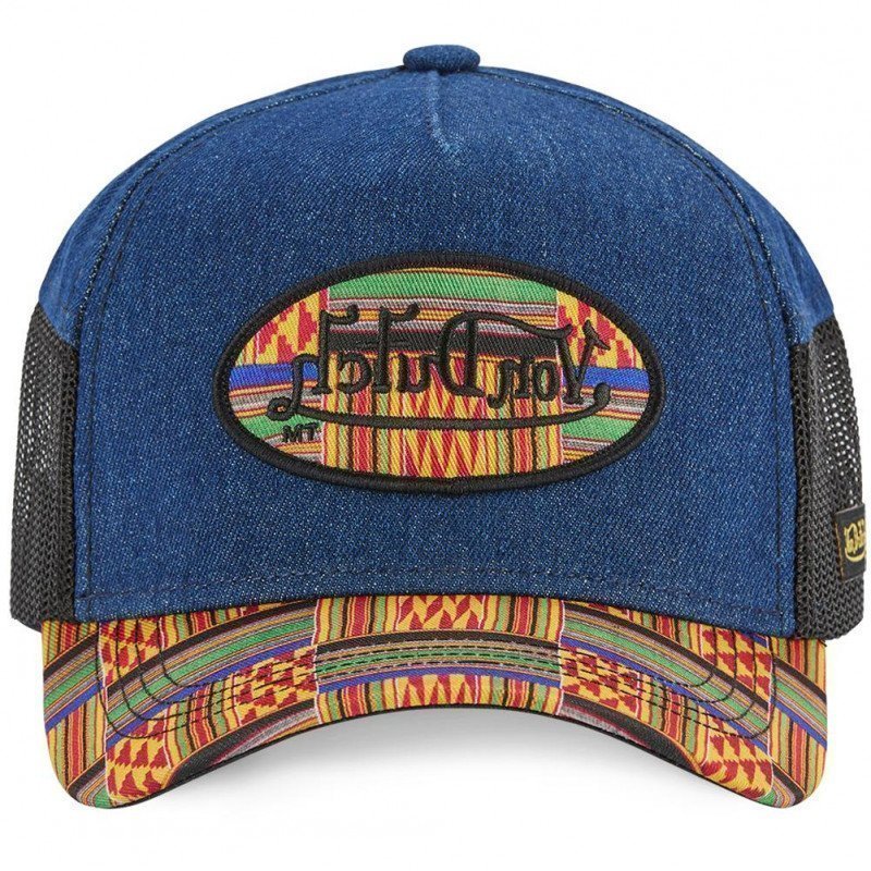 VON DUTCH Casquette Homme MicroCoton ATRU WAX Bleu Multicolore