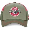 Casquette Homme AVIN Gris et Rouge
